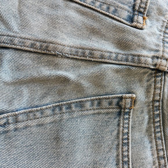 Everlane Womens The 90s Cheeky Jeans Cropped Medium Wash High Rise Fading 27 - Picture 7 of 10